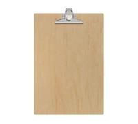 MAUL MAULtilia Portapapeles A3 | Portapapeles de madera de alta calidad en formato vertical A3 | Portapapeles estable A3 para colgar | Pizarra con pinza vintage | 46,9 x 31 x 3,7 cm | Marrón