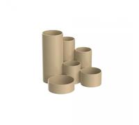 MAUL MAULtubo, Portabolígrafos con 6 carcajes, resistente, fabricado en Alemania, diámetro aprox. 15 cm, altura 12,5 cm, color Sahara