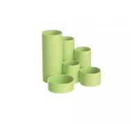 MAUL MAULtubo, Portabolígrafos con 6 carcajes, resistente, fabricado en Alemania, diámetro aprox. 15 cm, altura 12,5 cm, color lima
