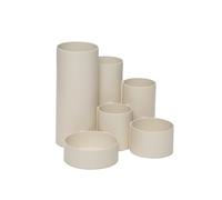 Maul MAULtubo - Portalápices reciclado Ø15 x 12,5 cm | Organizador de escritorio con 6 carcajes | Organizador de oficina para bolígrafos, bolígrafos, pinceles y tijeras | elegante organizador de