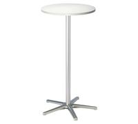 MAUL Mesa Alta Blanca con Base de Estrella Estable