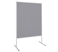 MAUL Panel de moderación MAULstandard gris 150x120 doble cara con soporte