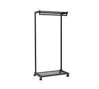 MAUL Perchero de fila MAULbolero, Elegante y móvil para salas de eventos, ferias o para el hogar, Perchero de metal estable y compacto, Negro