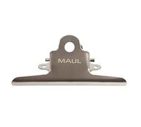MAUL Pinza de acero inoxidable para montaje en metal, plástico, madera, resistente a la corrosión, también para manualidades y manualidades, ancho 14,7 cm, sujeción de 2 cm, color negro