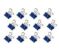 MAUL Pinzas abatibles mauly® azul 12 uds metal oficina 19 mm