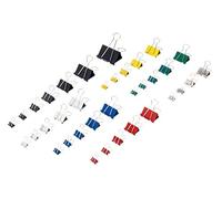 MAUL Pinzas abatibles mauly® negras 25 mm pack de 12
