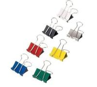 MAUL Pinzas abatibles mauly® rojas metal 12 uds para 90 hojas