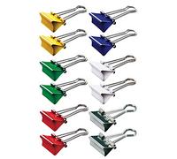MAUL Pinzas abatibles rojas 12 uds metal 19 mm