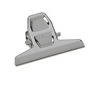 MAUL MAULpro, Pinzas de papel (2 unidades, cierre ancho, 5,5 cm, sujeción de 1,2 cm, pluma muy fuerte, probado a largo plazo, resistente a la torsión, para colgar, color plateado
