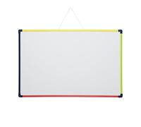 MAUL Pizarra blanca MAULfun 38,5 x 58,5 cm, pizarra magnética portátil para colgar para oficina y oficina en casa, pizarra multicolor para escribir, pintar, dibujar, escribir por ambos lados,