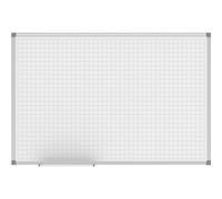 MAUL Pizarra blanca MAULstandard 60 x 90 cm con impresión de cuadrícula 2 x 2 cm, alta calidad