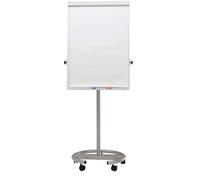 MAUL Pizarra rotafolio MAULoffice móvil ajustable magnética plata