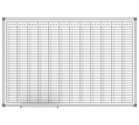 MAUL Planificador anual MAULstandard pizarra blanca magnética 60x90 cm