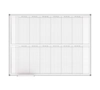 MAUL Planificador anual MAULstandard Pizarra blanca magnética 90x120 cm
