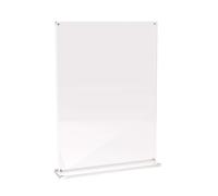 MAUL Portacarteles A4 MAULvision Acrílico transparente de mesa