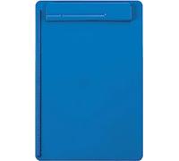 MAUL Portapapeles A4 MAULgo Recycling azul sujeción para 80 hojas | formato vertical, tope de papel, agarre seguro, ligero y manejable, ideal para oficina y formularios