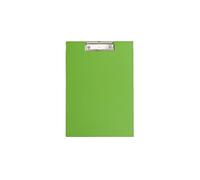 MAUL Portapapeles A4 vertical verde claro | pinza metálica firme, sujeta hasta 80 hojas, superficie lisa para escribir, ojal para colgar, diseño ligero