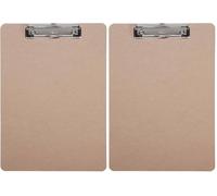 Maul Portapapeles Maulbasic, portapapeles, DIN A4 Vertical, Madera Dura, reciclable, 8 mm de Ancho de sujeción, 2392070 (Paquete de 2)