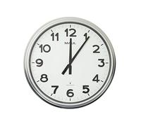 MAUL Reloj de Pared MAULride radiocontrolado Plata Ø61 cm