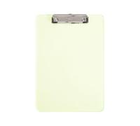 MAUL portapapeles A4 31.6 x 22.5 x 1.4 cm | Clipboard de plastico en formato DIN A4 vertical | Portapapeles con pinza A4 para guardar papel | Pinza metálica | Amarillo