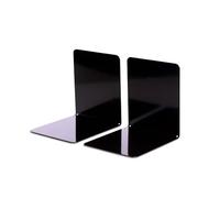 MAUL Sujetalibros negro acero resistente set 2 oficina