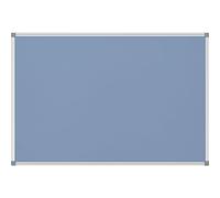 MAUL Tablón de anuncios MAULstandard azul claro 90x120 cm marco aluminio | fieltro apto para chinchetas, fijación segura de notas, perfil plateado discreto, montaje horizontal o vertical