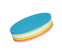 Maul Tarjetas de moderación ovaladas (110 x 190 mm, papel de 150 g/m², reversibles, 250 unidades), varios colores