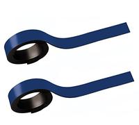 MAUL Tira magnética azul 1 m rotulable 2 unidades