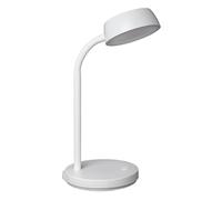 MAUL Lámpara de escritorio LED MAULabby - blanca, 30 cm, luz blanca cálida 3000 K, flexible