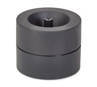 MAUL Portaclips MAULpro Eco – Ø7.3x6 cm, más del 85% plástico reciclado, imán, 15 clips, negro