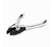 Maun 4870-140 Alicate paralelo de boca plana y mandíbulas lisas Plata/Negro 140 mm