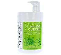 Maurens, Crema de Manos y Cuerpo. Crema Corporal para todas las zonas del cuerpo, manos, cara y cuerpo. Hidratante con Aloe Vera Español y Manteca de Karité. Formato familiar. 1000 ml.