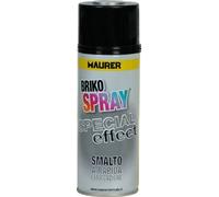 MAURER 093343 esmalte Alte Temperature 800 °, Briko spray, Negro Mate, 400 ml, pack de 6 unidades)