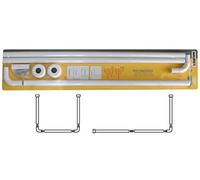 Maurer Barra para cortina de ducha 4042202 Universal Aluminio Blanco 80 x 80 x 80/80 x 170 cm