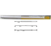 MAURER 4042205 Barra para Cortina Ducha Extensible Aluminio Blanco125 a 220 cm