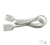 Maurer Alargador Enchufe 2P+T16A Toma 2P+T16A Bipasso Blanca Mt 5 Sección 3X1,5