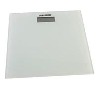 MAURER - Bascula Baño Digital Cristal Blanco 30 x 30 cm.