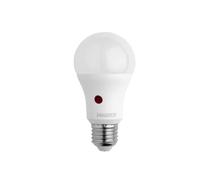 MAURER Bombilla Led Esfera Con Sensor Crepuscular. Rosca E27. 10.5 Watt. Equivale A 90 Watt. 1055 Lumenes. Luz Calida 3000º K.