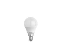 MAURER Bombilla Led Esfera Rosca E14. 6.5 Watt. Equivale A 55 Watt. 806 Lumenes. Luz Fría 6500º K.