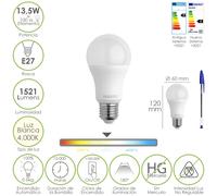 Maurer bombilla led estandar rosca e27. 13,5 watt. equivale a 100 watt