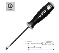 MAURER - Destornillador Estampado 0,8x4,0x 40 mm.