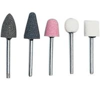 Maurer - Muelas rotativas abrasivas surtidas en serie 5 piezas Ø vástago 3 mm