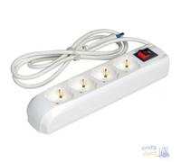 Maurer MultiToma 4 Salidas Enchufe 2P+T 16A Tomas 16A Bipaso+Schuko Interruptor