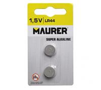 Maurer Pack 2 Pilas de Botón Litio LR44 1.5V