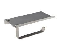 Maurer portarrollos baño con estante para moviles autoadhesivo, color