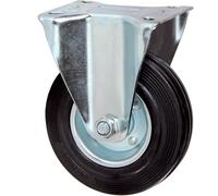 Maurer Rueda Ruedas Goma Con Placa Fija 125Mm Capacidad 100Kg 105X85 Fi93494