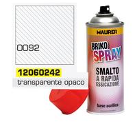 Maurer - spray pintura transparente opaco mate 400 ml.