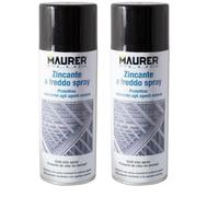 MAURER - Spray Zinc Autentico 400 ml. (Paquete de 2)