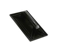 MAURER Talocha Plástico 34x22 Cm Mango Redondo Negra Nº 2