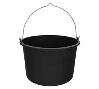 MAURER Wolfpack Linea Profesional Cubo Obra Italiano Capacidad 10 litros, con Marcas Medidoras, Asa Acero Galvanizado, Resistente y Ligero, 0, Multicolor, único